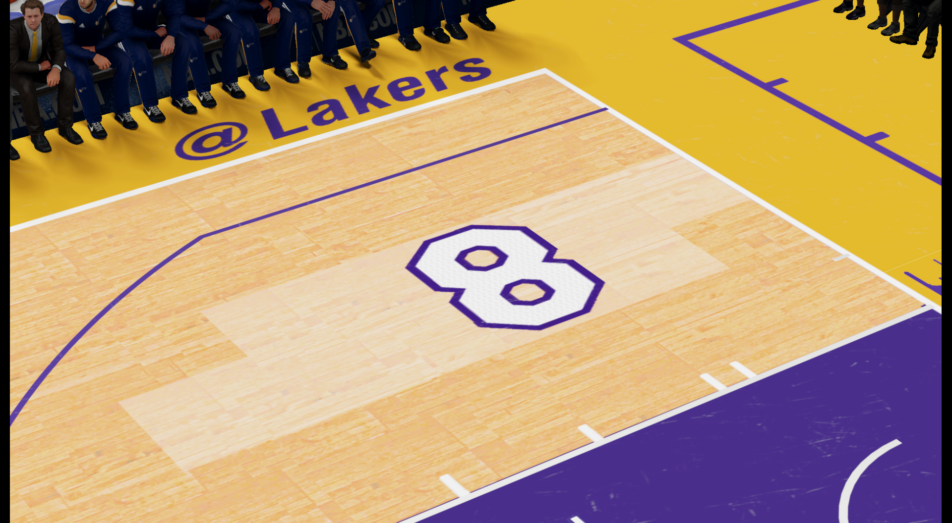 NLSC Forum • Downloads Los Angeles Lakers Staples Center HD Court V2